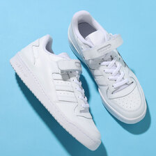 adidas FORUM LOW FOOTWEAR WHITE/FOOTWEAR WHITE/FOOTWEAR WHITE FY7755画像