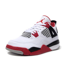 JORDAN BRAND JORDAN 4 RETRO PS WHITE/FIRE RED/BLACK/TECH GREY BQ7669-160画像