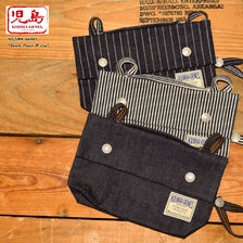 KOJIMA GENES デニムポーチ Mサイズ RNB-993M画像