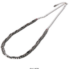 glamb Silver pipe beads necklace GB0221-AC09画像