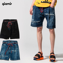 glamb Damaged denim shorts GB0221-P16画像