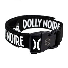 DOLLY NOIRE STRIPE LOGO BELT BLACK BL05画像