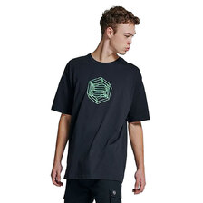 DOLLY NOIRE LOGO WAREFRAME T-SHIRT BLACK TS005-01画像