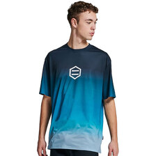 DOLLY NOIRE GRADIENT LOGO T-SHIRT BLACK GREEN TS032-14画像