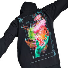 DOLLY NOIRE ANEMONE HOODIE BLACK SW005-01画像
