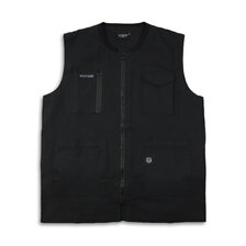 DOLLY NOIRE GILET RIPSTOP JACKET BLACK JK28画像