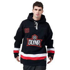 DOLLY NOIRE HOCKEY HOODIE BLACK RED SW379画像