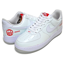 NIKE AIR FORCE 1 07 PREMIUM I BELIEVE DARUMA white/wht-university red DD9941-100画像
