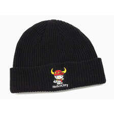 TOY MACHINE &times; Hello Kitty Toymonster Kitty Embroidery Beanie KTMPBHW6画像