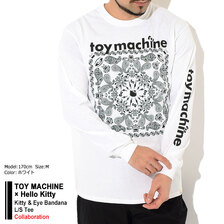 TOY MACHINE &times; Hello Kitty Kitty & Eye Bandana L/S Tee KTMPBLT3画像