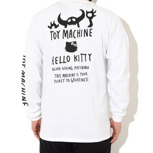 TOY MACHINE × Hello Kitty Toymonster Kitty Embroidery L/S Tee KTMPBLT2画像