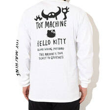TOY MACHINE &times; Hello Kitty Toymonster Kitty Embroidery L/S Tee KTMPBLT2画像