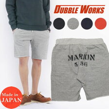 DUBBLE WORKS SWEAT SHORT PANTS MARION-5-36 84002-02画像