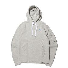 NIKE AS M NSW AIRMOJI FT HOODIE W GREY HEATHER DA8738-063画像
