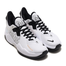 NIKE PG 5 EP WHITE/MULTI-COLOR-GLACIER BLUE CW3146-100画像