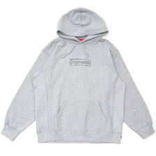 Supreme 21SS KAWS Chalk Logo Hooded Sweatshirt GRAY画像