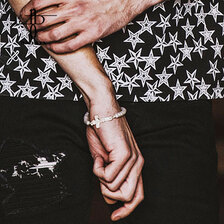 NO ID. イミテーションパールブレスレット 848170-655A画像