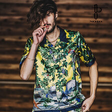 NO ID. スカーフ切替オープンカラーSH 848006-646S画像