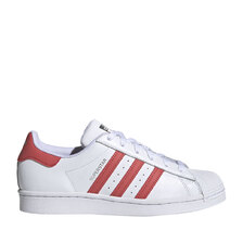 adidas SUPERSTAR W FOOTWEAR WHITE/CREW RED/MATTE SILVER FX6075画像