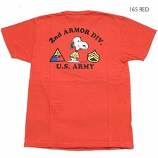 Buzz Rickson's &times; PEANUTS S/S T-SHIRT "2ND ARMOR DIV." BR78684画像