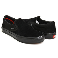 VANS SKATE SLIP-ON BLACK/BLACK VN0A5FCABKA画像