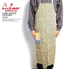 COOKMAN LONG APRON LEOPARD -BEIGE- 233-03963画像