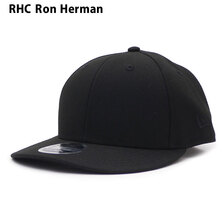 RHC Ron Herman &times; NEW ERA 9FIFTY SOLID SNAPBACK CAP BLACK画像