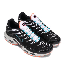 NIKE AIR MAX PLUS BLACK/BLACK-TURF ORANGE-AQUAMARINE CZ1651-001画像