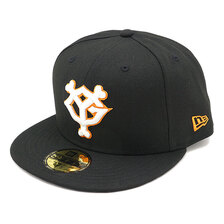 NEW ERA 59FIFTY 読売ジャイアンツ ブラック &times; スノーホワイト/ラストオレンジ 12588606画像