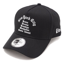 NEW ERA 9FORTY A-Frame トラッカー 5BOROUGHTS ブラック 12711465画像