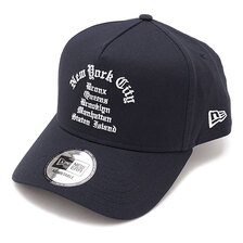 NEW ERA 9FORTY A-Frame トラッカー 5BOROUGHTS ネイビー 12711463画像