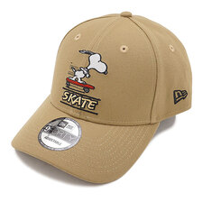 NEW ERA 9FORTY PEANUTS ピーナッツ スヌーピー スケートボード カーキ 12653775画像