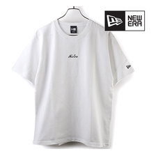 NEW ERA 半袖 コットン Tシャツ ヘビーウェイト クラシックロゴ ミニ ホワイト 12674170画像