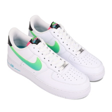 NIKE AIR FORCE 1 '07 LV8 WHITE/GREEN STRIKE-AQUAMARINE-BLACK DJ5148-100画像