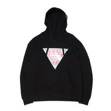 GUESS &times; atmos &times; BADMOOD OVERSIZED HOODIES BLACK MK4K8602AT画像