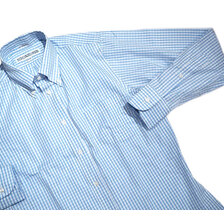 INDIVIDUALIZED SHIRTS L/S STANDARD FIT B.D. GINGHAM CHECK SHIRTS light blue画像