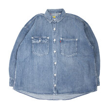 Levi's RED WOMEN'S DENIM WOVEN SHIRT MIDDAY BREAK 2 A0155-0000画像