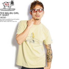 The Endless Summer TES MALIBU GIRL T-SHIRT -BEIGE- 春 FH-1574317画像