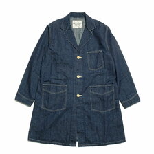 BURGUS PLUS Shop Coat Cotton / Bomboo Denim BP21901画像