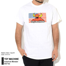 TOY MACHINE American Monster S/S Tee TMPBST24画像