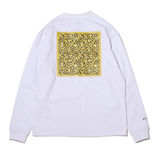 THE SIMPSONS &times; atmos LEOPARD LS TEE WHITE MAT21-S018画像