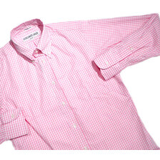 INDIVIDUALIZED SHIRTS L/S STANDARD FIT B.D. GINGHAM CHECK SHIRTS pink画像