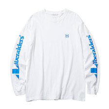 Liberaiders LOGO L/S TEE -WHITE- 735022101画像
