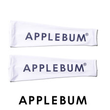 APPLEBUM Logo Arm Sleeve (Double) WHITE NAVY画像