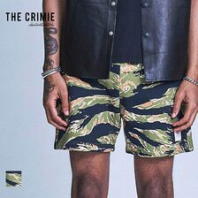 CRIMIE TIGER CAMO SWEAT SHORTS CR1-02A1-PS80画像