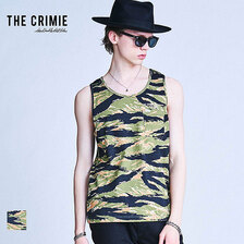 CRIMIE TIGER CAMO TANK TOP CR1-02A1-CS25画像