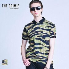 CRIMIE TIGER CAMO POLO SHIRT CR1-02A1-CS23画像