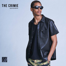 CRIMIE LEATHER SHORT SLEEVE SHIRT CR1-02A1-SS30画像