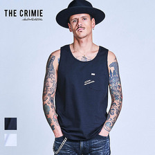 CRIMIE LETTERING LOGO POCKET TANK TOP CR1-02A1-CS16画像