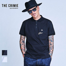 CRIMIE LETTERING LOGO POCKET POLO SHIRT CR1-02A1-CS14画像